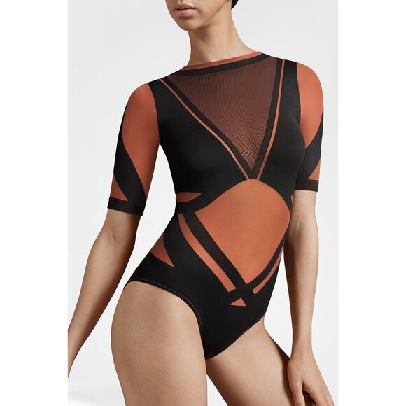 Wolford x Adidas Long Sleeve Top - XS - Sequoia/Black - Picture 2 of 5